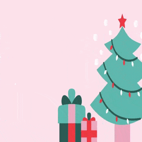 Carte de Joyeux Noël et bonne année Père Noël Gif