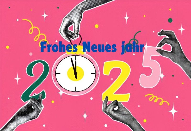 Frohes Neues jahr 2025 Bilder GIF